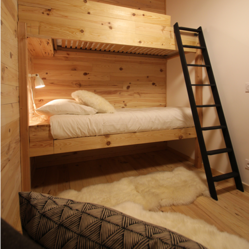 Elastic Paris Architecte d'intérieur
Méribel Chambre chalet lits superposés